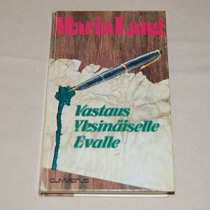 Maria Lang Vastaus yksinäiselle Evalle